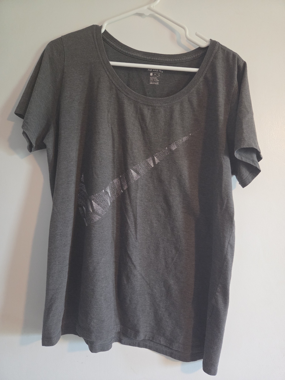 Nike Black Women's Short Sleeve Tee with Printed Tag